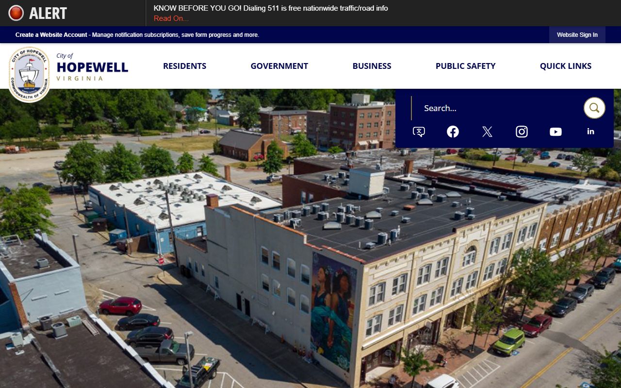 Hopewell released inmates city website portal