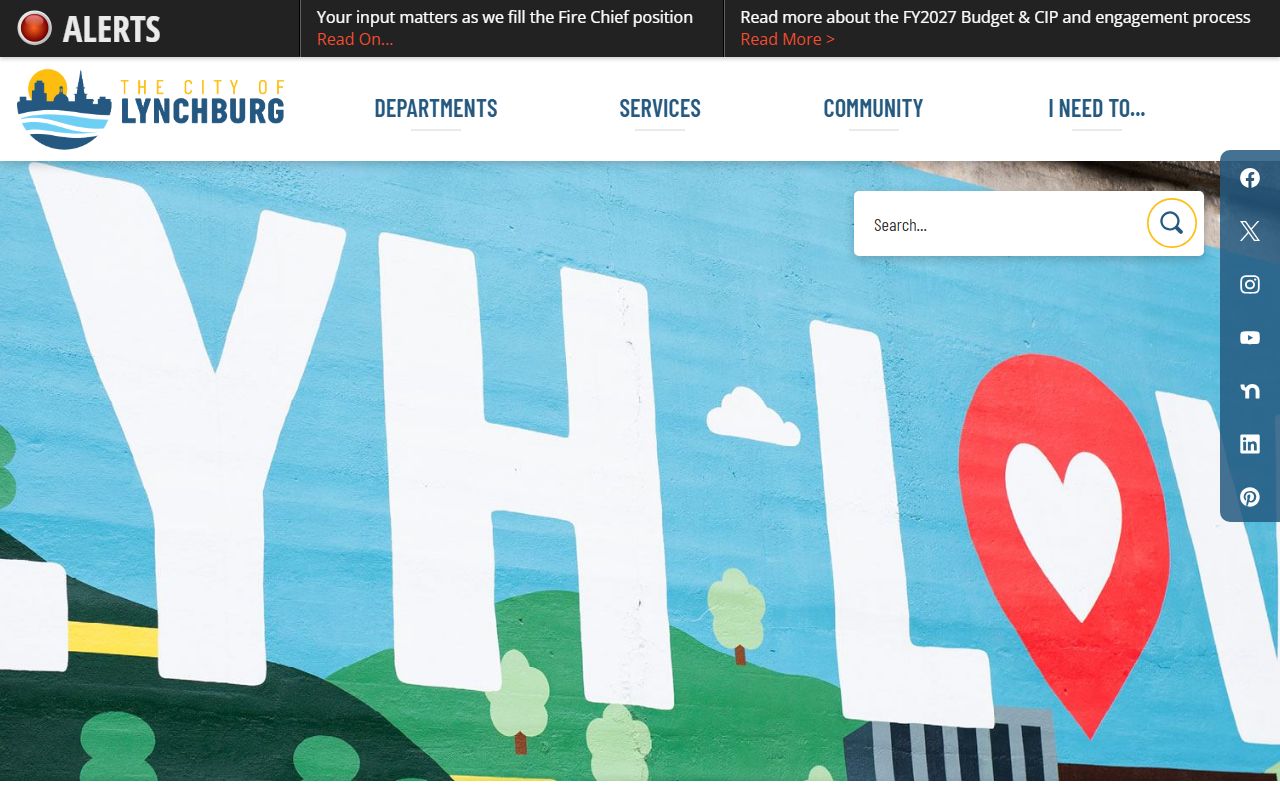 Lynchburg released inmates city website portal