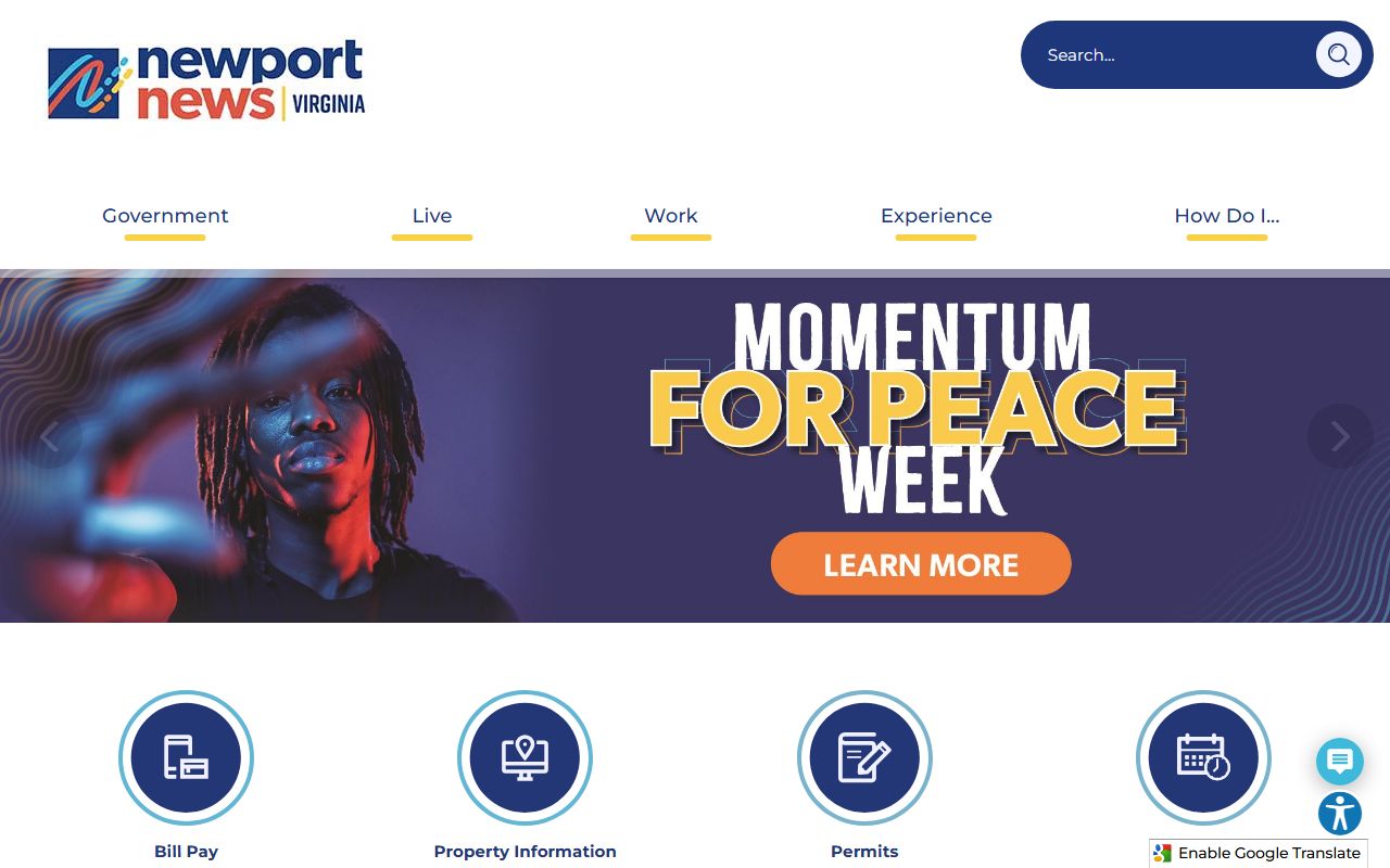 Newport News released inmates city website portal