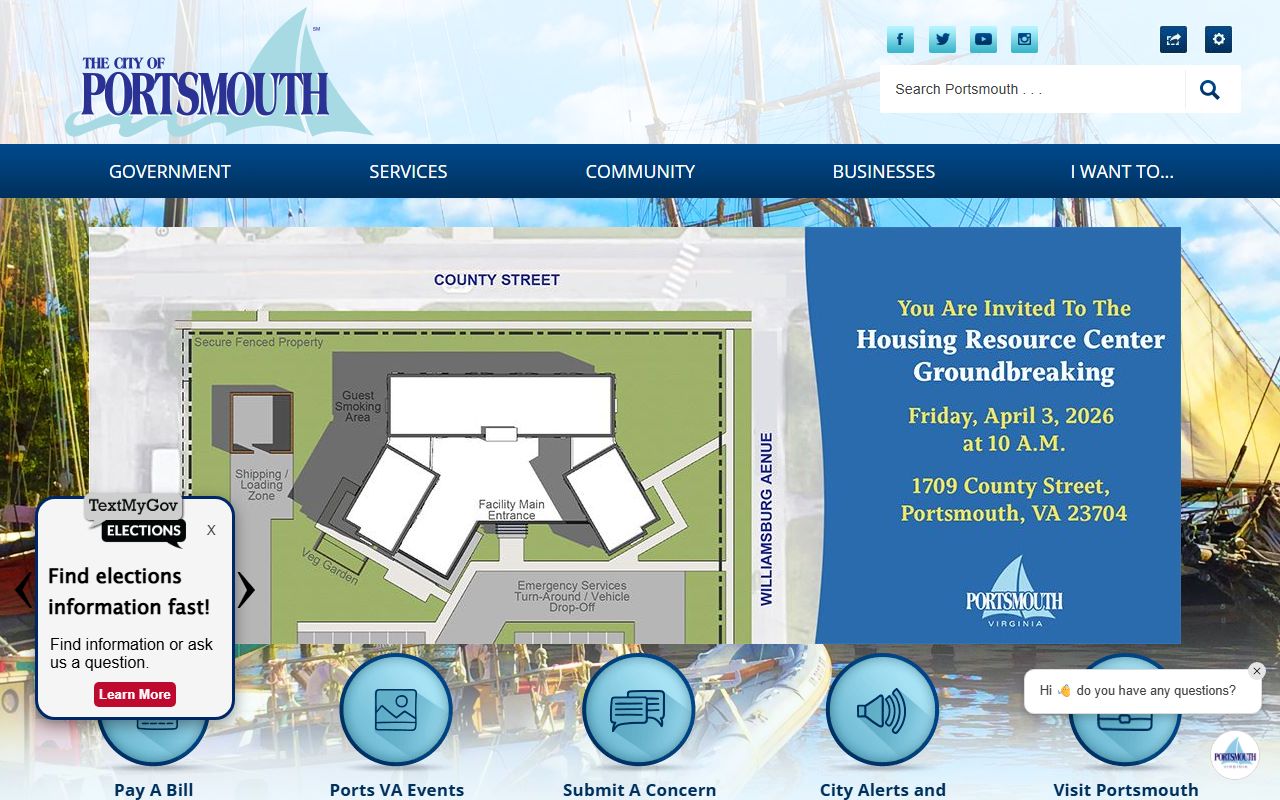 Portsmouth released inmates city website portal