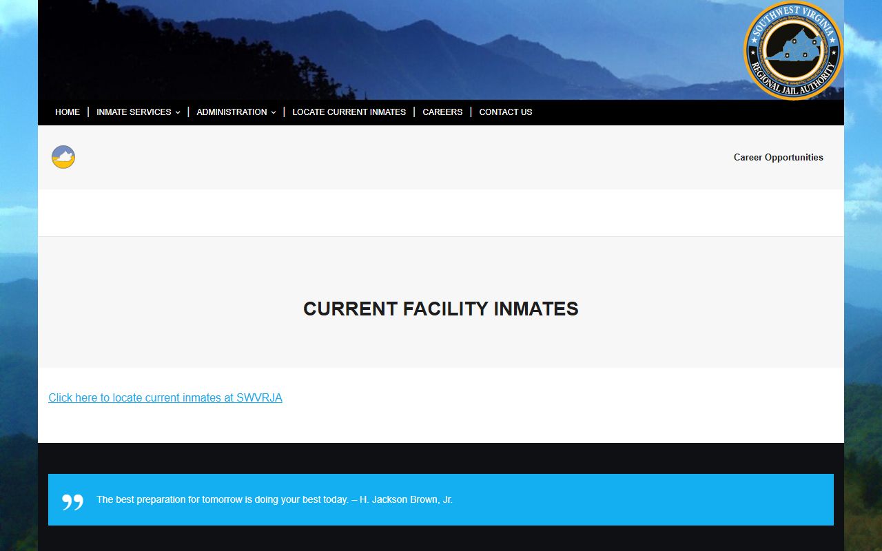 Buchanan County released inmates current SWVRJA inmate list