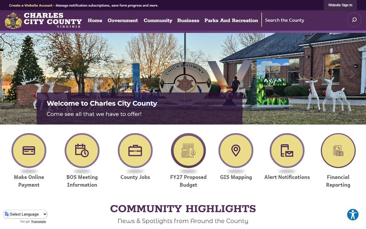 Charles City County released inmates official county website