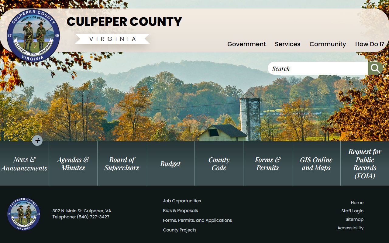 Culpeper County released inmates official county website