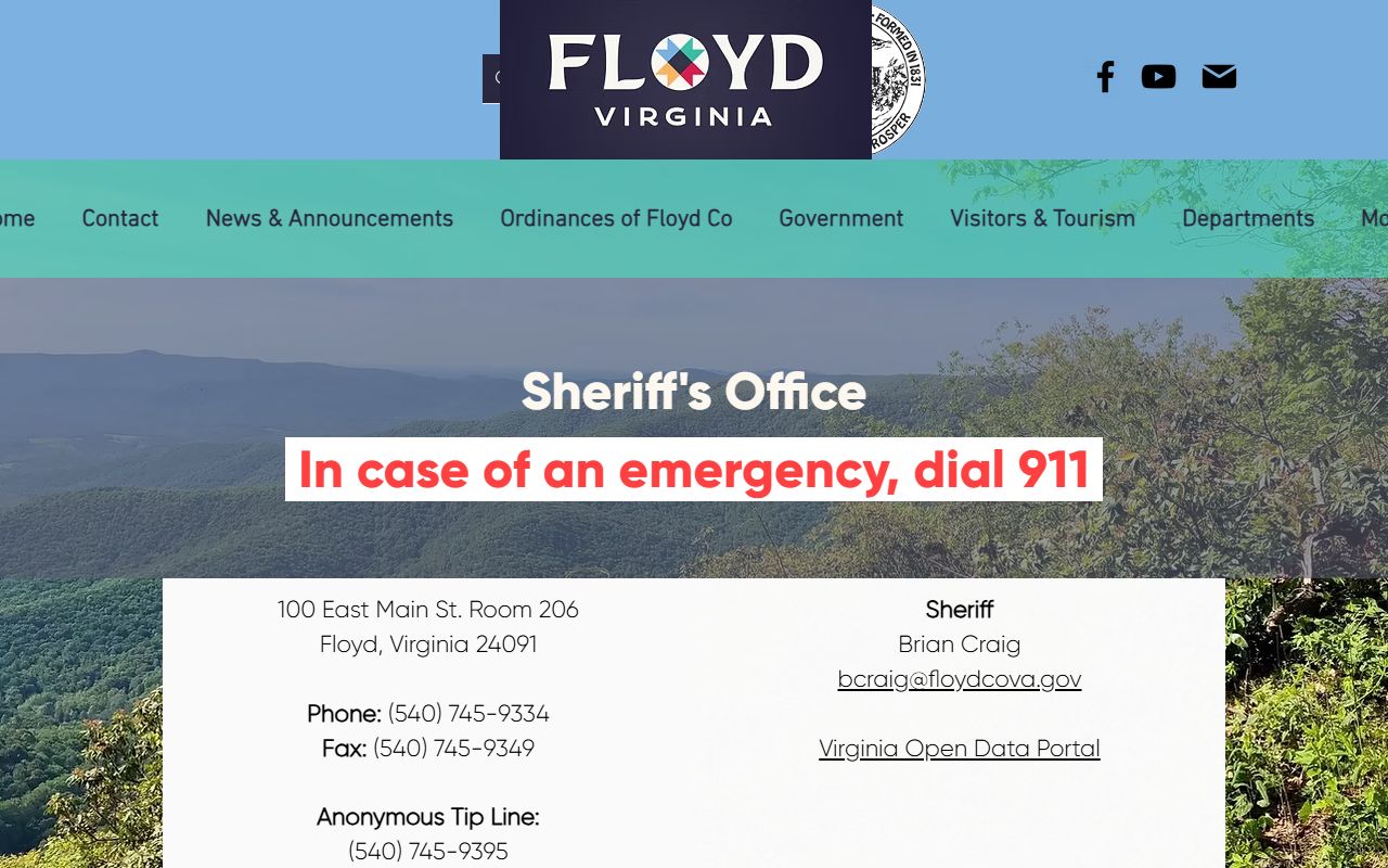 Floyd County released inmates Sheriff Office page