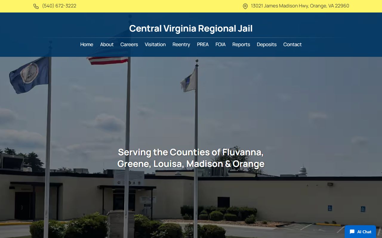 Fluvanna County released inmates Central Virginia Regional Jail