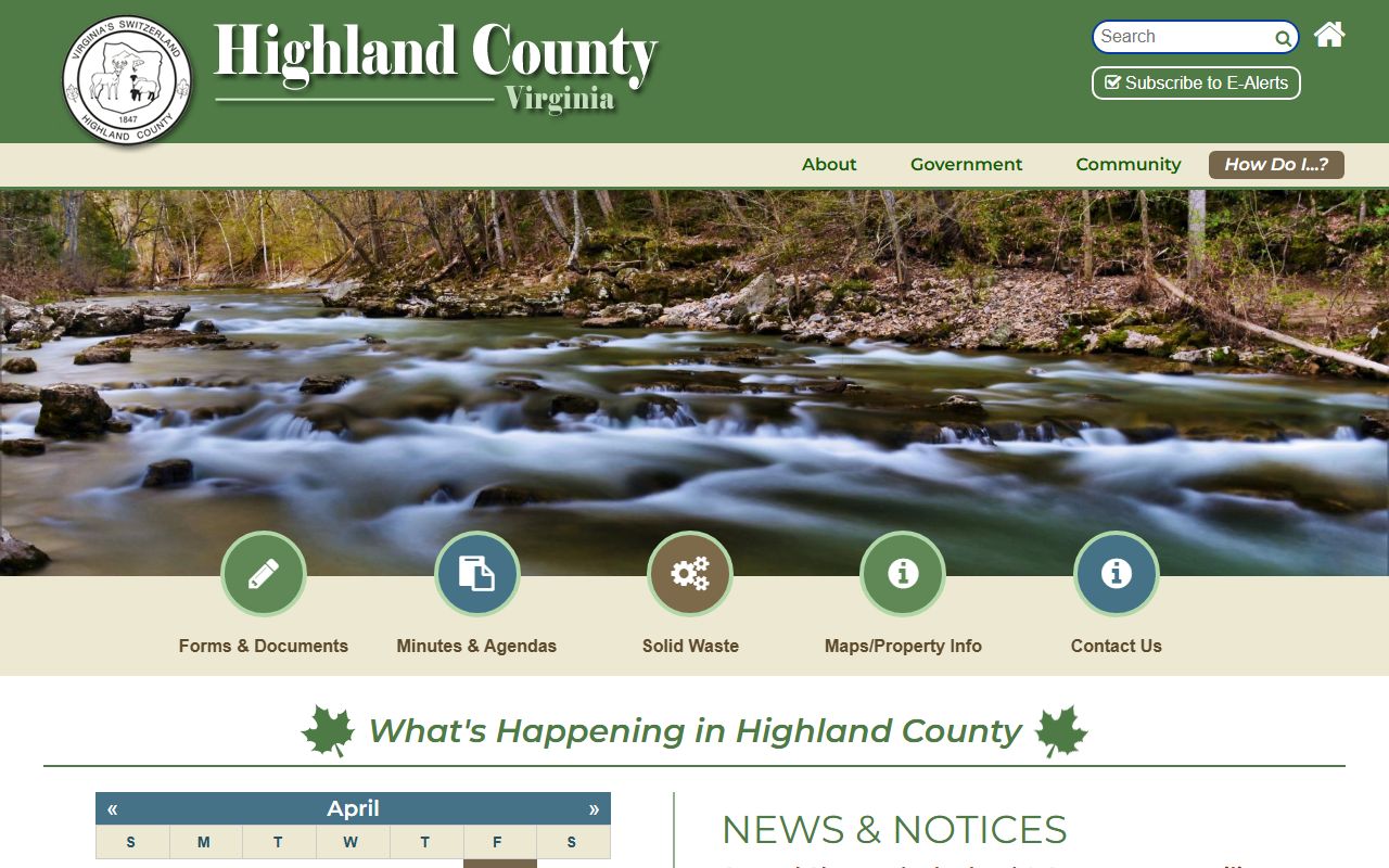 Highland County released inmates official county website