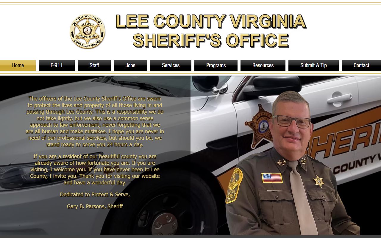 Lee County released inmates Sheriff office contact page