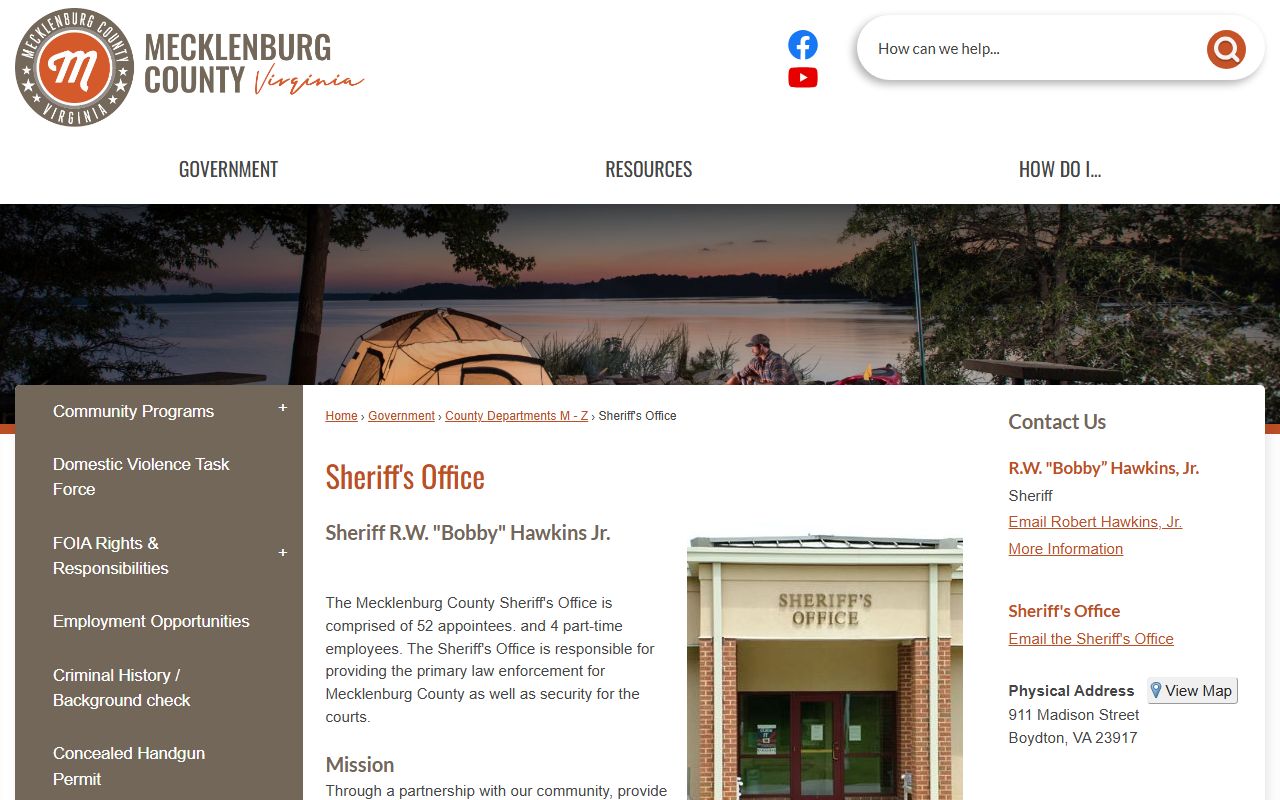 Mecklenburg County released inmates Sheriff Office page